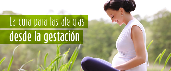 Medicina natural para las alergias desde la gestación